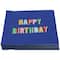 Serviettes de table bleues « Happy Birthday » de Celebrate It, 20 unités